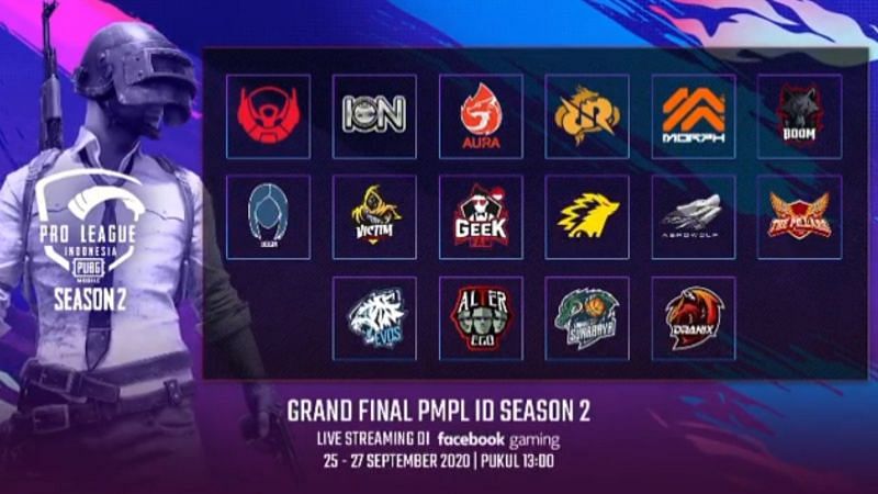 PUBG Mobile PMPL Season 2 Indonesia Grand Finals Teams Date And Prize