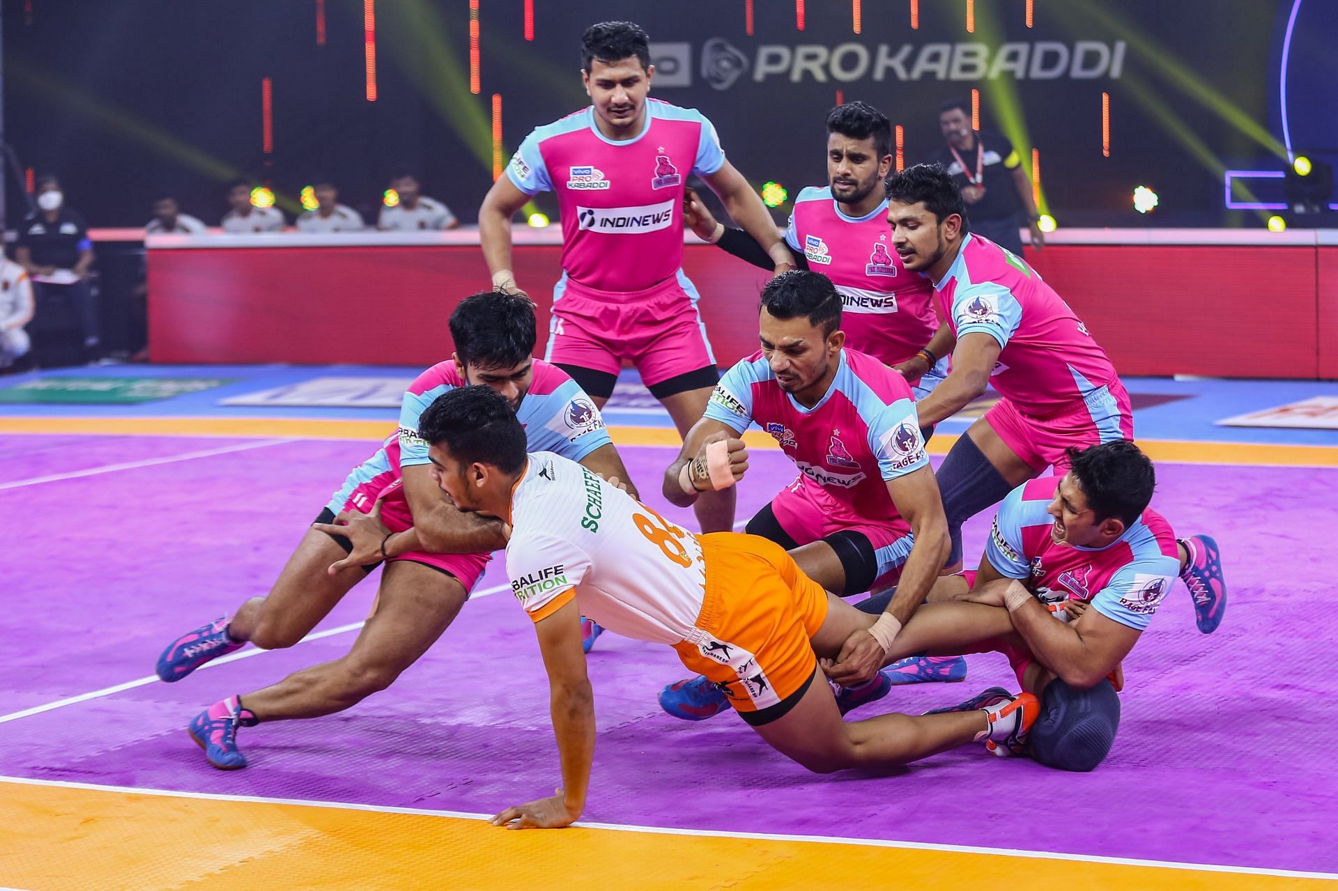 Pro Kabaddi 2021 22 Jaipur Pink Panthers Vs Dabang Delhi KC 3 Player