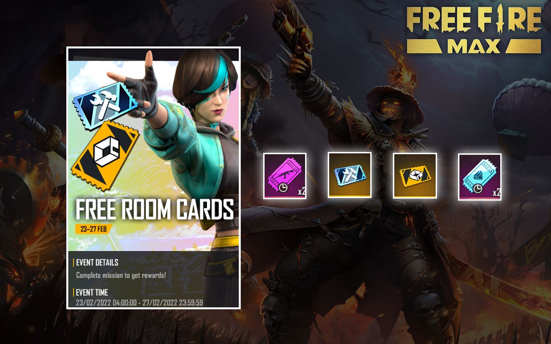 How To Get Free Room Cards In Free Fire Max This Week February