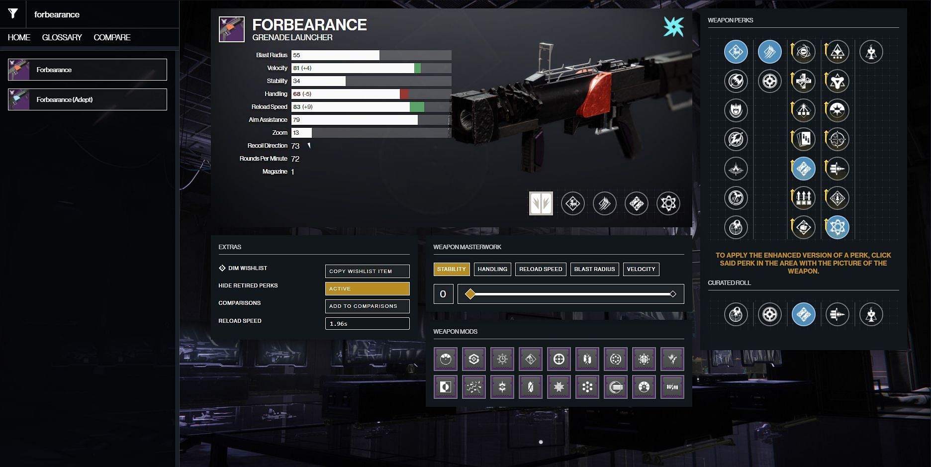 Forbearance God Roll Guide For Destiny Pvp And Pve