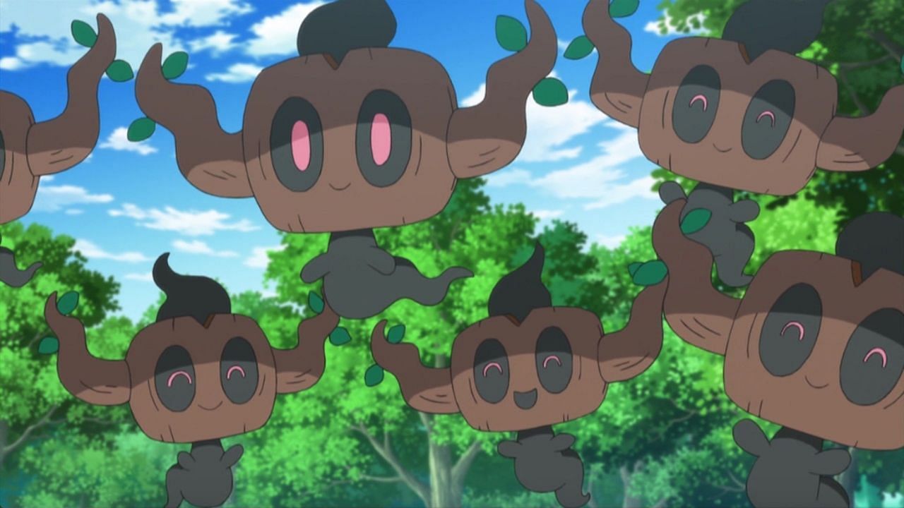 A group of Phantump as they appear in the anime (Image via The Pokemon Company) A group of Phantump as they appear in the anime (Image via The Pokemon Company)