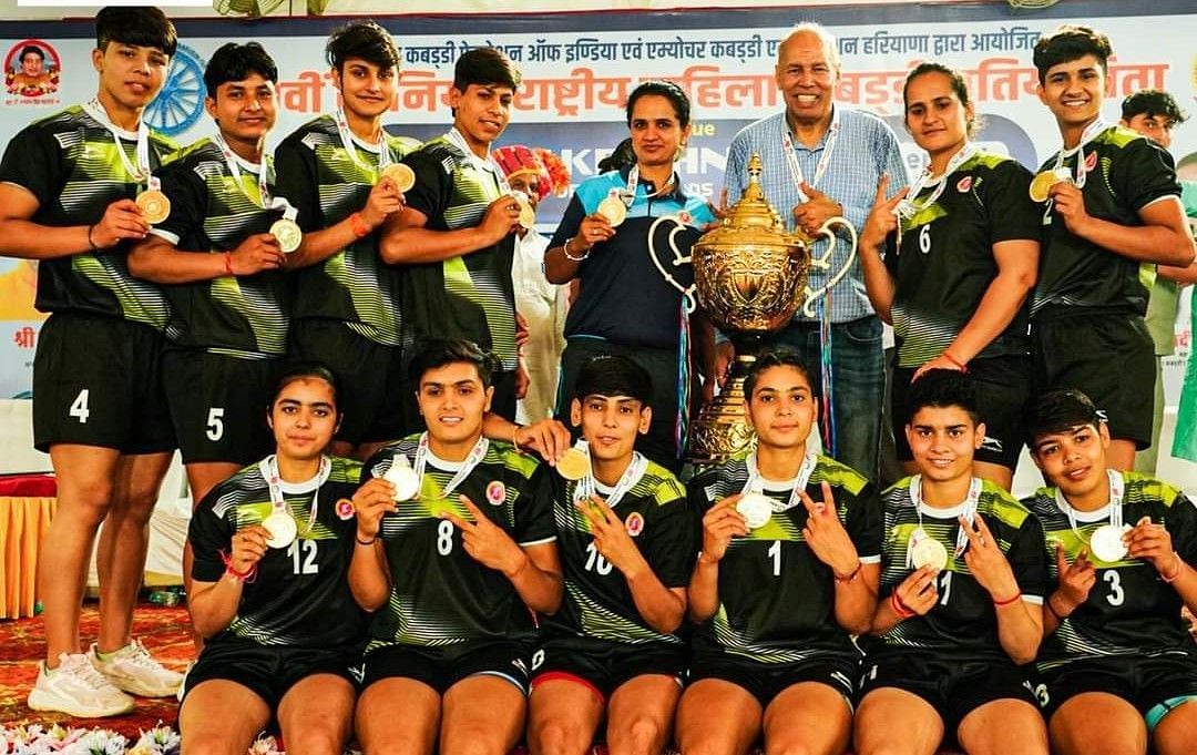 Haryana Crowned Champions Of The Th Women S Senior National Kabaddi