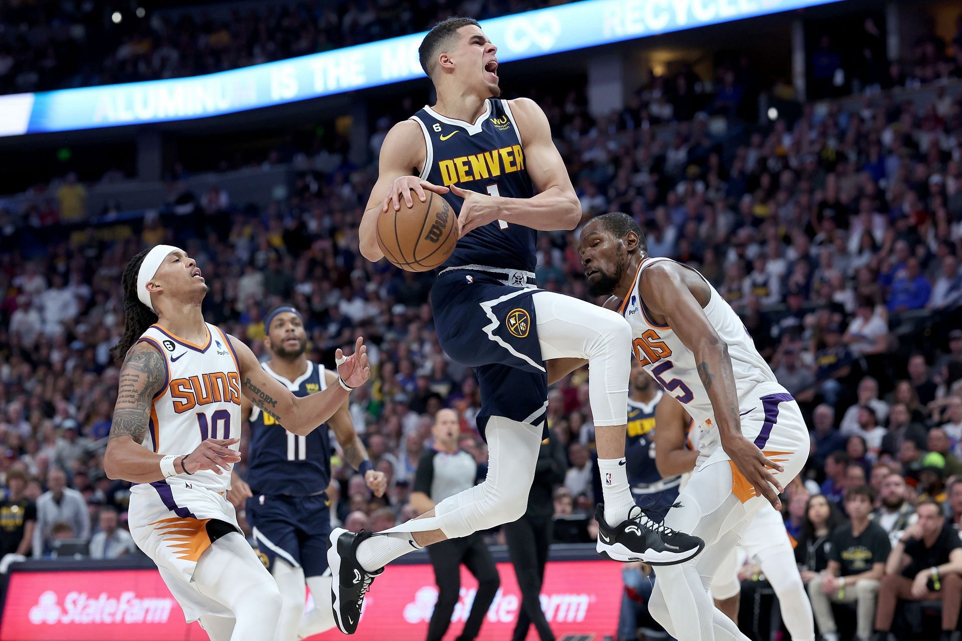 Watch Michael Porter Jr Throws Down A Nasty Poster On Kevin Durant