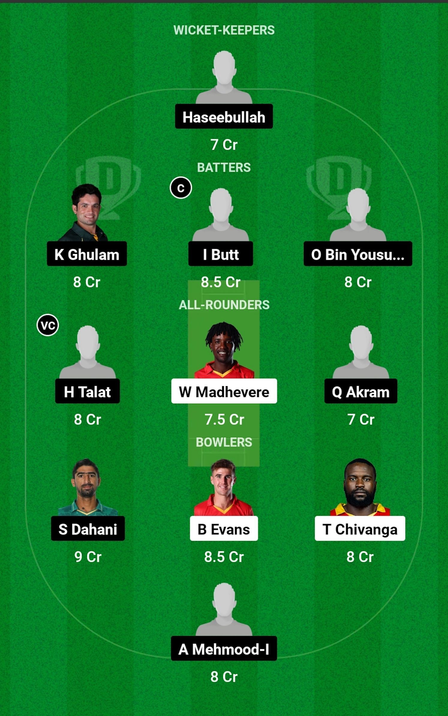 ZIM A Vs PKS Dream11 Prediction Fantasy Cricket Tips Today S Playing