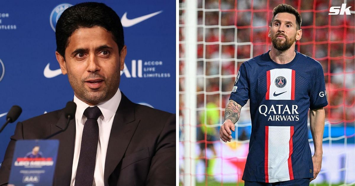 PSG chief Nasser Al-Khelaifi breaks silence as club confirm Lionel Messi exit