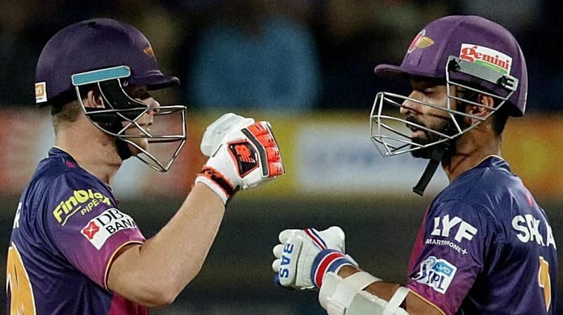 Both players played for Rajasthan before turning out for the Pune franchise