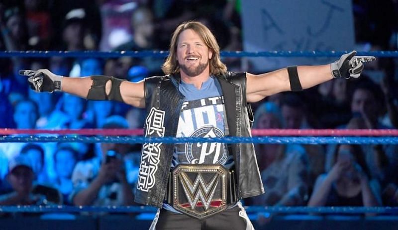 AJ Styles defended the WWE Title in a steel cage match on the night