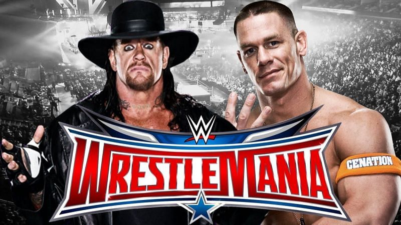 Cena and Undertaker are yet to face each other at Wrestlemania