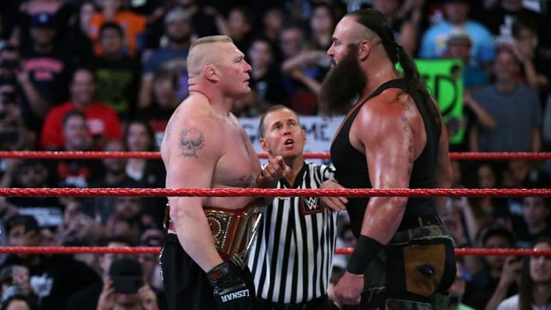 Is there some legitimate heat between Brock and Braun?