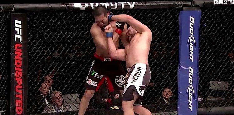 Tim Boetsch came from two rounds in the hole to KO Yushin Okami