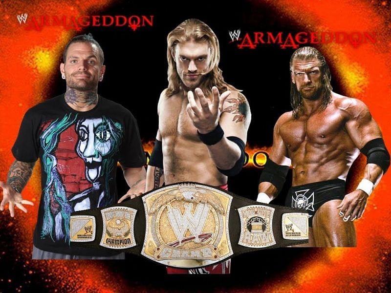 Jeff Hardy defeated both Triple H and Edge to become the WWE Champion