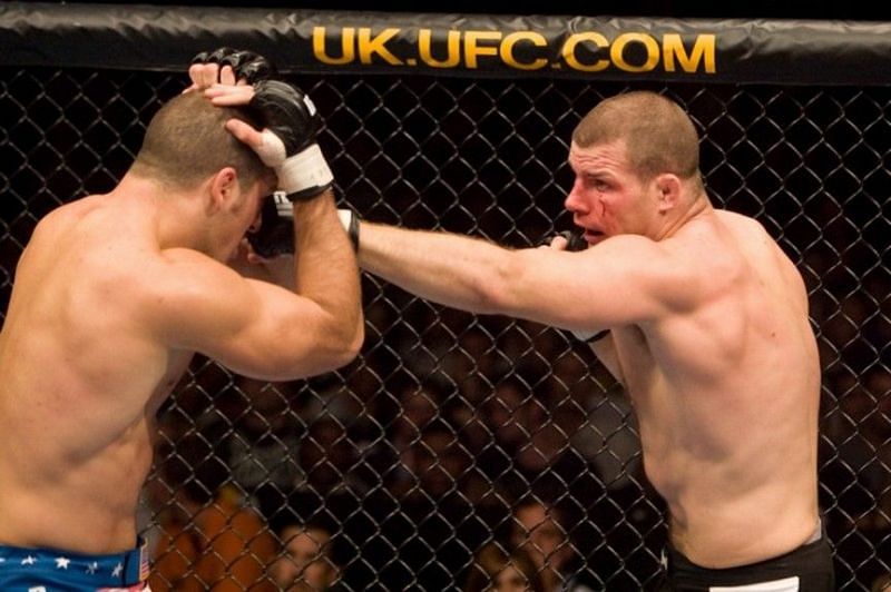 The fans were shocked when Michael Bisping was awarded a win over Matt Hamill