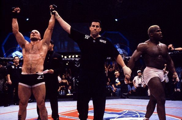 Bas Rutten&#039;s win over Kevin Randleman is the oldest robbery on this list