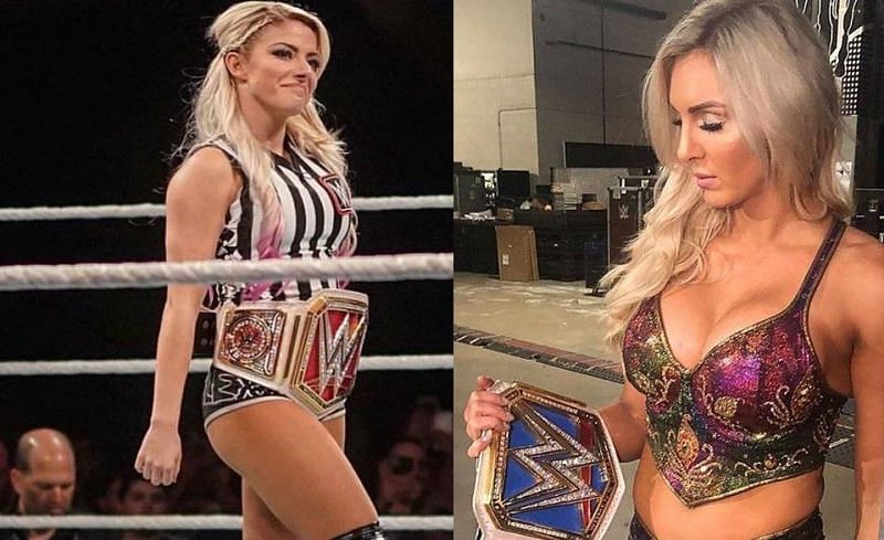 Alexa Bliss and Charlotte Flair (right) put on an instant classic at Survivor Series 2017