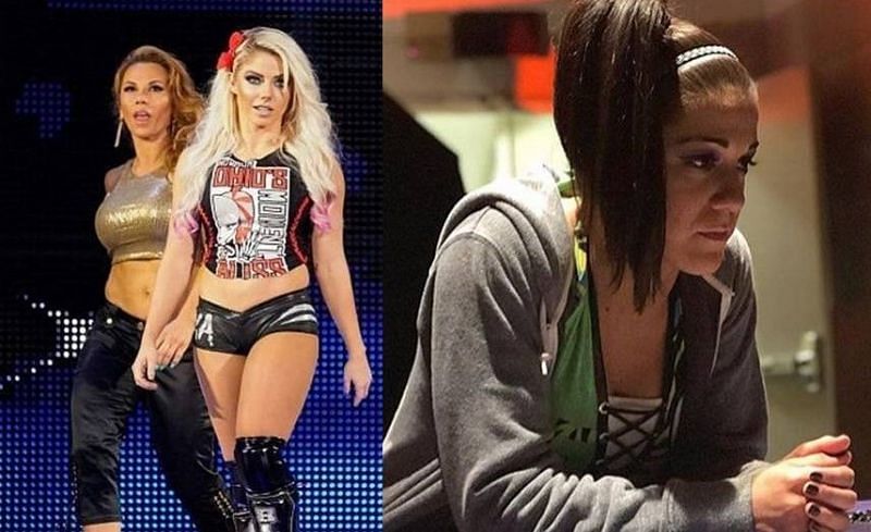 Alexa Bliss and Bayley were involved in a long-running feud on RAW last year