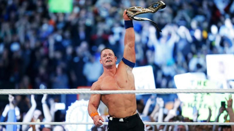 Cena is tied with Ric Flair for most reigns in history.