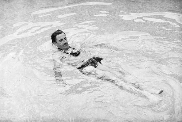 Graham Hill chilling before the race in Monaco