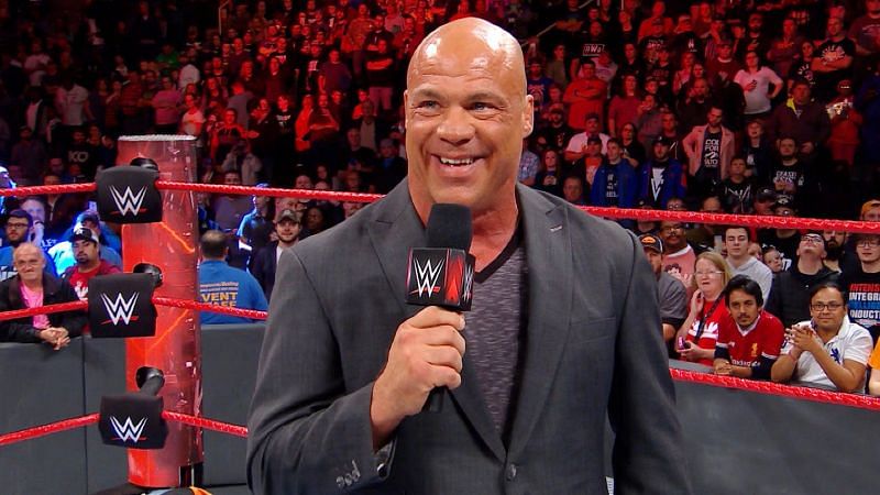 Kurt Angle will have a lot to say about the management of Raw
