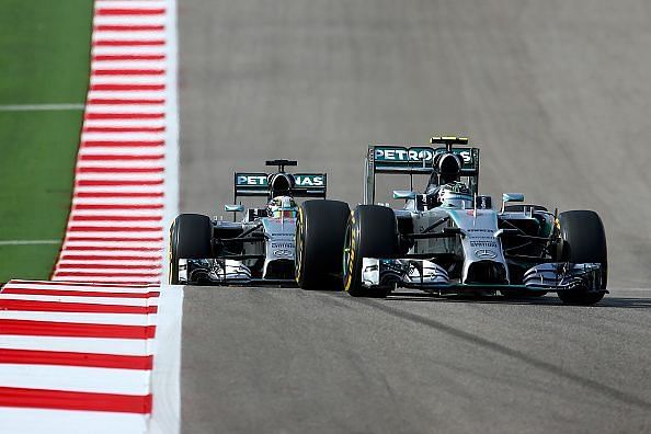 Mercedes took a brilliant one-two