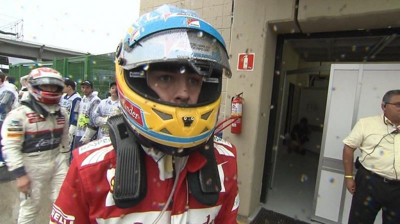 One of the most defining pictures of Fernando Alonso&#039;s career