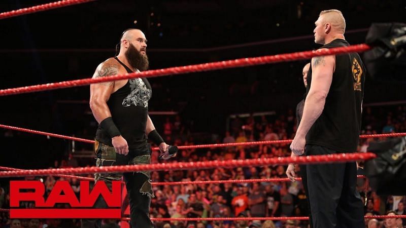 Braun Strowman versus Brock Lesnar would be an awesome main event for Monday Night Raw