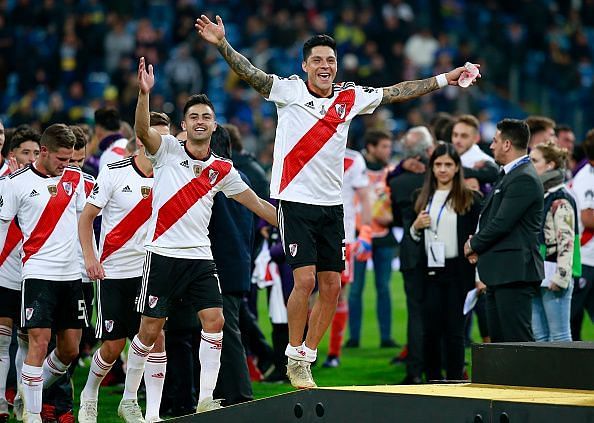 River Plate players showed great spirit despite going down, and Quintero was essential to that,
