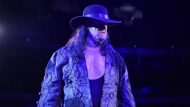 The Undertaker makes his way to the ring