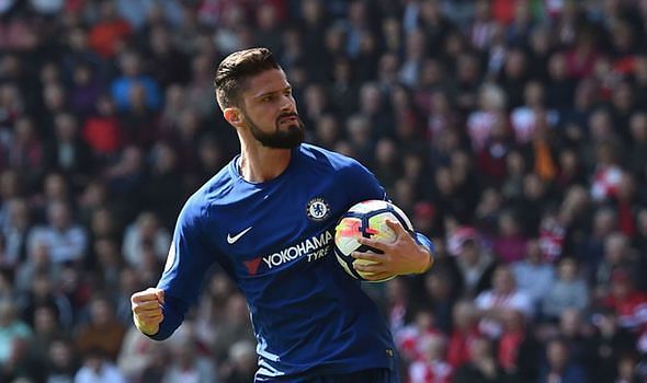 Olivier Giroud turned out to be the match winner for the Blues