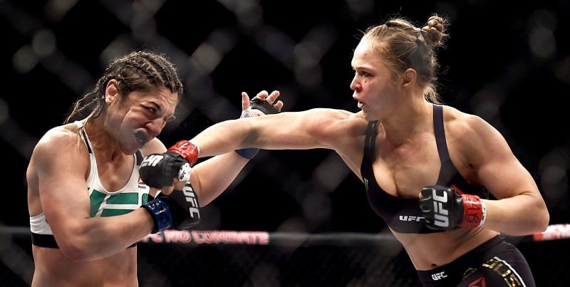 Ronda Rousey has a great overhand right