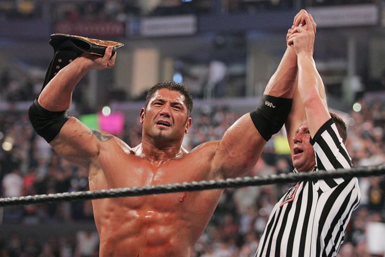 Batista spent the entire 2007 in the World Title picture.