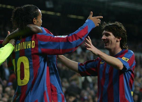 Ronaldinho was his mentor at the early stages of his career