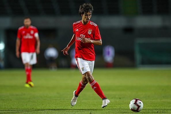 Felix in action for Benfica