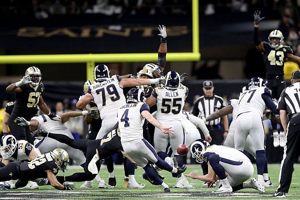 The Rams controversially pulled off the upset at New Orleans