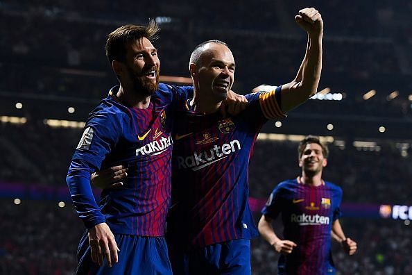 Iniesta demonstrated a perfect understanding with Messi on the pitch
