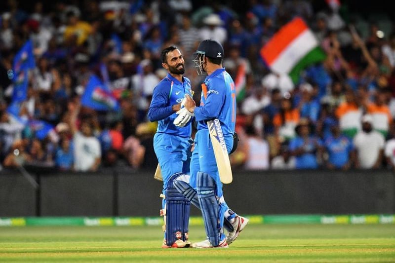 Indian two greatest finisher ever DK &amp; MSD