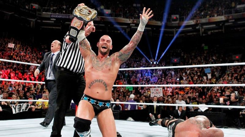 CM Punk as the WWE Champion