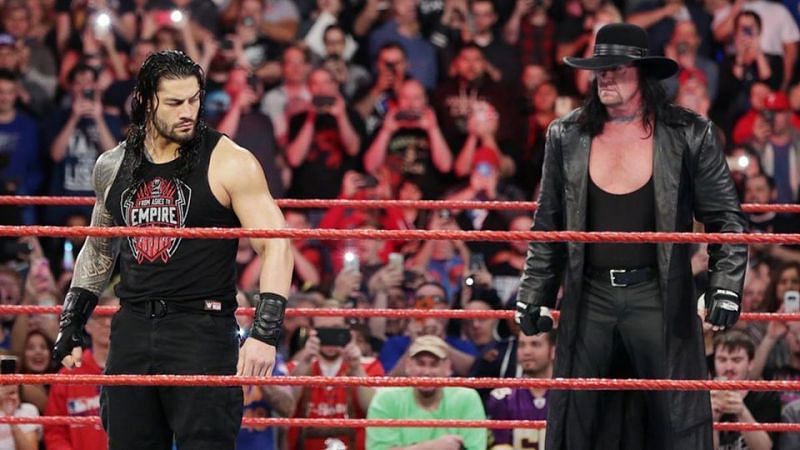 roman reigns and undertaker