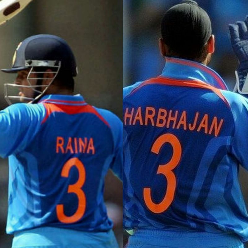 raina shirt number