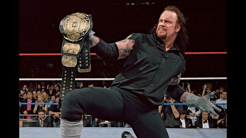 The Deadman defeated Hulk Hogan to become WWF Champion.