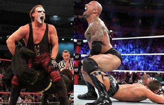 Sting and Rock have used the move regularly in their respective matches