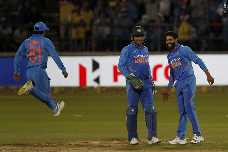 India won the thrilling victory by 8 runs against Australia