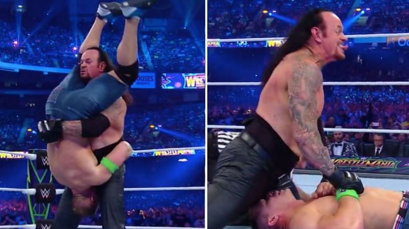 Taker pinned Cena last year at WrestleMania