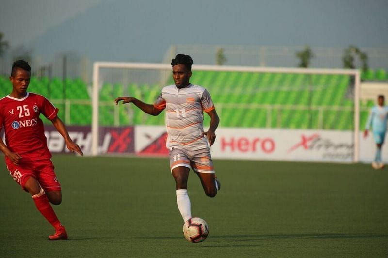 Romario in action for Chennai City FC