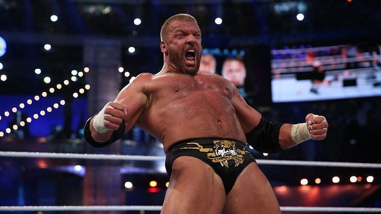 The most straight-forward ending is Triple H winning after pinning Batista.