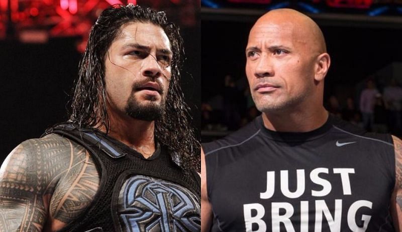 Image result for roman reigns vs the rock