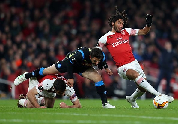 Arsenal v S.S.C. Napoli - UEFA Europa League Quarter Final : First Leg