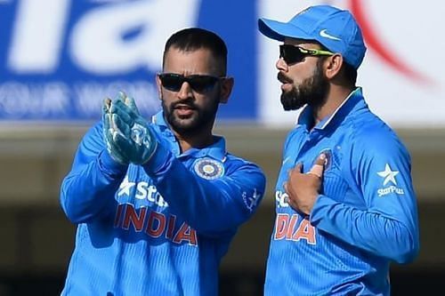 Dhoni and Kohli share a very warm relationship on &amp; off the field