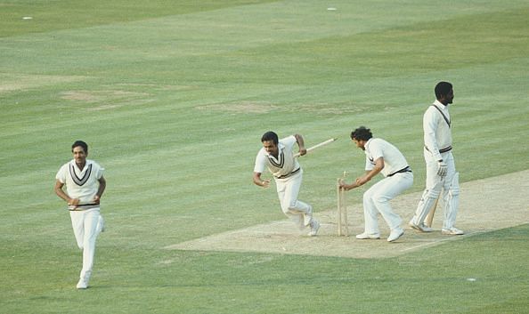 Winning moment. India clinches the World Cup 1983 stunning twice reigning champions West Indies.