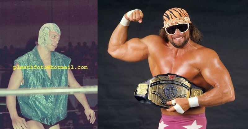 Rnady Savage as The Spider and the Macho Man
