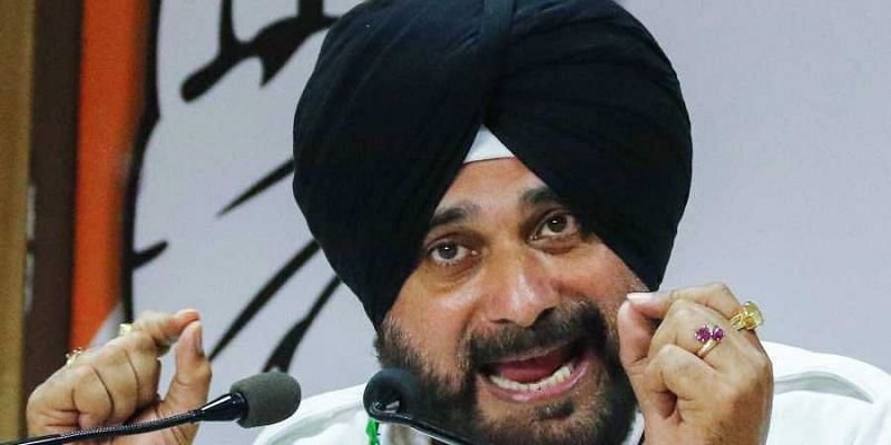 Navjot Singh Sidhu has turned into a powerful politician smashing the opposition with his words (Image Courtesy: New Indian Express)